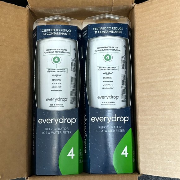 EveryDrop by Whirlpool EDR4RXD1 Refrigerator Ice Filter 4 (2 Pack) NEW - Picture 3 of 5